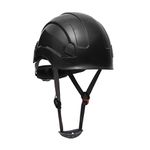 Capacete Steelflex Falcon Alpinista C/ Suspensão Classe G Preto Ca42234