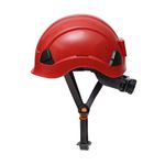 Capacete Steelflex Falcon Alpinista C/ Suspensão Classe G Vermelho Ca42234