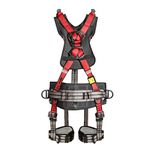 Cinturão Paraquedista em Y Steelflex Force C/ 5 Pontos Ca 41658