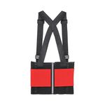 Cinta Ergonômica Steelflex Duplo Elástico Vermelha