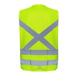 Colete Refletivo Steelflex S/ Bolso Amarelo