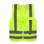 Colete Refletivo Steelflex 1 Bolso Amarelo