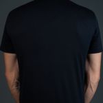 T-Shirt Camiseta Algodão Pima Preta Stefano 