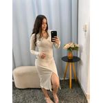 VESTIDO CANELADO 