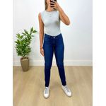 Calça Básica Skinny Jeans Escuro