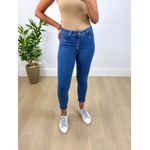 Calça Cropped Jeans Claro