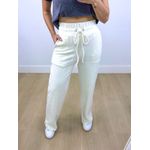 Calça Moletinho Manu Off White