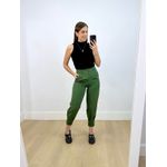 Calça Nina Alfaiataria Verde Militar