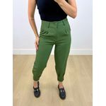 Calça Nina Alfaiataria Verde Militar