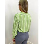 Camisa Fernanda Listrada Verde