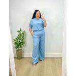 Conjunto Fernanda Plus Liso Azul