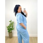 Conjunto Fernanda Plus Liso Azul