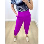 Calça Cenoura Alfaiataria Thaís Fúcsia