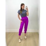 Calça Cenoura Alfaiataria Thaís Fúcsia
