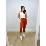 Calça Jogger Linho Terracota