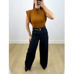 Calça Pantalona Alfaiataria Preto