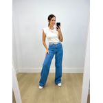Calça Pantalona Jeans