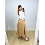 Cropped Canelado Manga Longa Off White