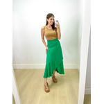 Saia Midi Envelope Verde Bandeira