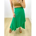 Saia Midi Envelope Verde Bandeira