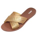 Melissa M Lover Slide Marrom/Ouro