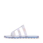 Melissa Path Slide Azul Perolado/Branco