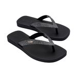 Melissa Sun Long Beach II Preto/Prata