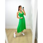 Vestido Midi Ster Liso Verde