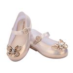 Mini Melissa Sweet Love Fly Baby Perolado/Ouro