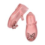 Mini Melissa Sweet Love Fly Baby Rosa Glitter/Rosê