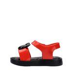 Mini Melissa Jump + Disney 100 Baby Preto/Vermelho