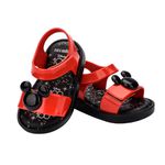 Mini Melissa Jump + Disney 100 Baby Preto/Vermelho