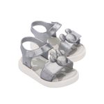 Mini Melissa Jump + Disney 100 Baby Branco/Vidro Glitter