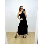 Vestido Nula Manga Slim Preto