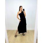 Vestido Nula Manga Slim Preto