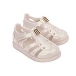 Mini Melissa Hip Daydream Baby Bege Metalizado