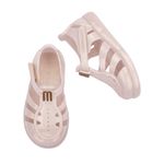 Mini Melissa Hip Daydream Baby Bege Metalizado
