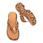 Melissa Free Fuzzy Printed Platform Bege/Preto