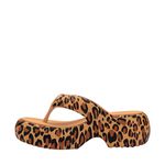 Melissa Free Fuzzy Printed Platform Bege/Preto