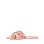 Mini Melissa M Lover Slide Infantil Rosa/Glitter