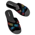 Mini Melissa M Lover Slide Infantil Preto