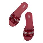 Melissa M Lover Slide II Vermelho/Prata