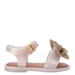 Mini Melissa Mar Sandal Sweet Baby Bege Leitoso/Marrom