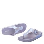 Melissa Cozy Flip Flop Cinza/Azul Perolado