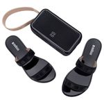 Melissa Duo M Lover Preto/Bege