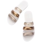 Melissa Eclipse Slide Bronze/Dourado/Branco
