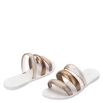 Melissa Eclipse Slide Bronze/Dourado/Branco