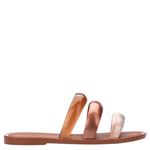 Melissa Eclipse Slide Dourado/Marrom