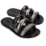 Melissa Eclipse Slide Prata/Preto