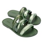 Melissa Eclipse Slide Glitter/Verde